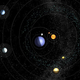 Illustration for article titled How our solar system would actually look with Earth at its center